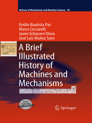 cover image of A Brief Illustrated History of Machines and Mechanisms